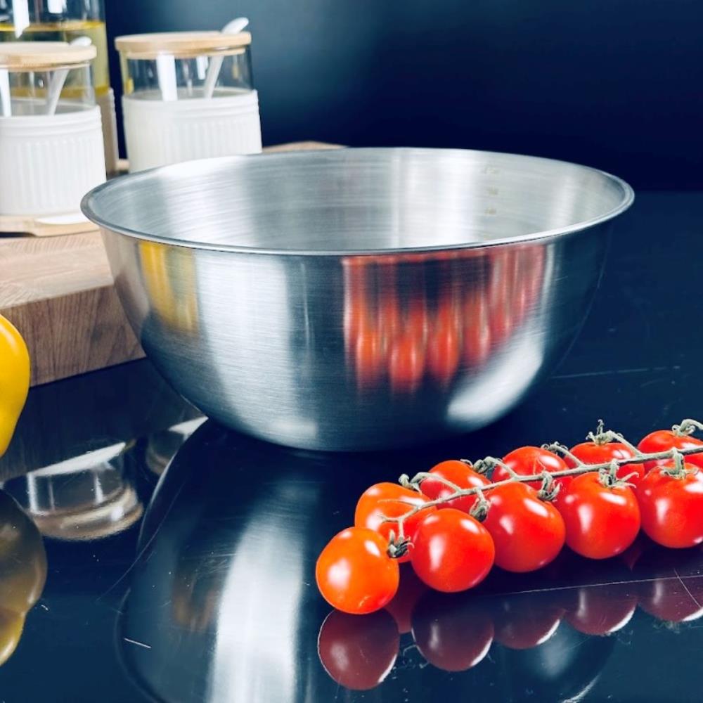 910-004 Миска салатник 25х11см (х50)Нержавеющая сталь