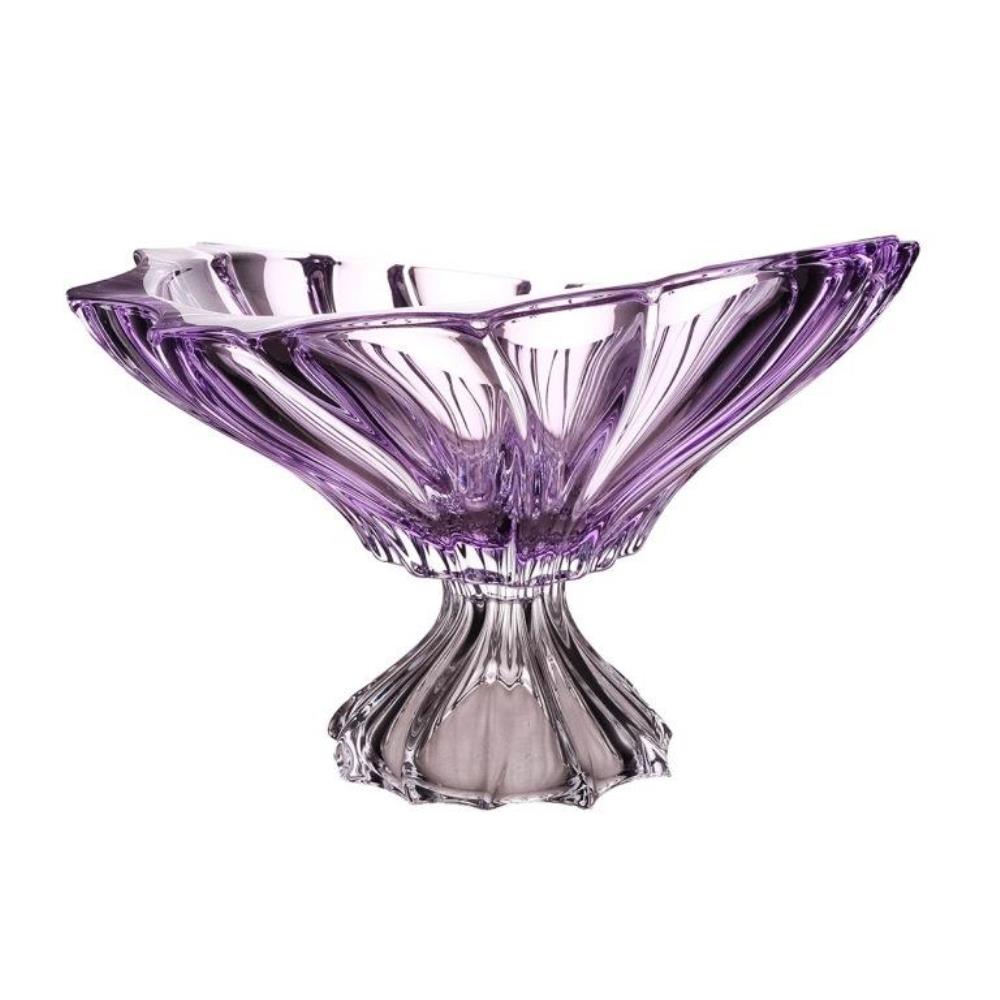 Aurum Crystal Plantica Салатник 33см Amethyst