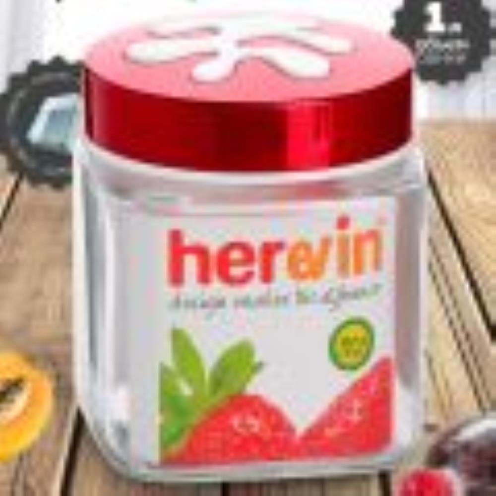 80772-2 красная Банка для сыпучих 1 л MB (х1)