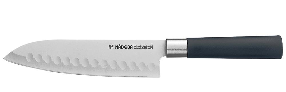 Нож Сантоку с углублениями, 17,5 см, NADOBA, серия HARUTO