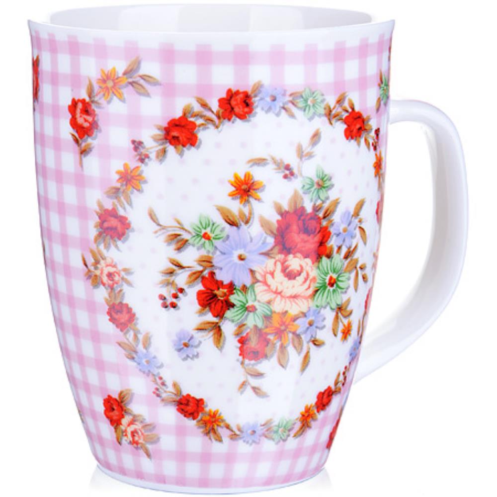 25977-3 LR Кружка 340мл Цветы (х48)