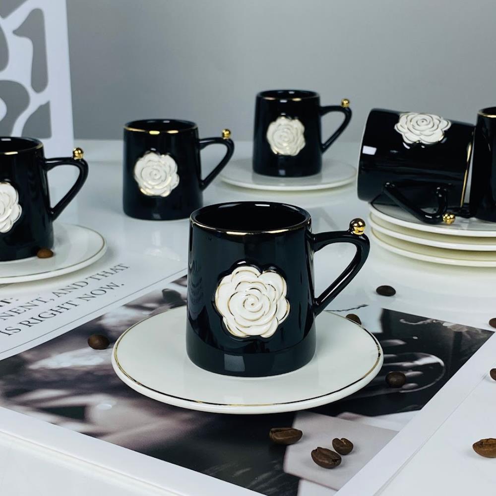 133-454 Кофейный набор 12пр. 95мл в под.уп.(х12)Фарфор 133-454 Кофейный набор 12пр. 95мл в под.уп.(х12)Фарфор