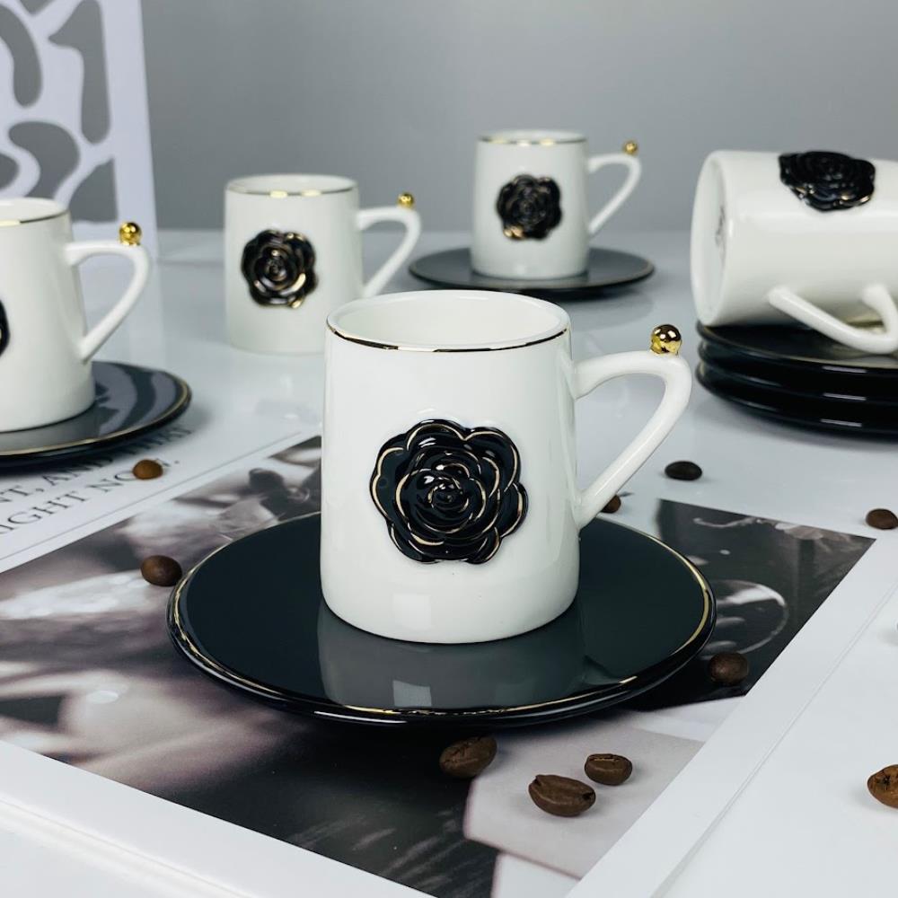 133-455 Кофейный набор 12пр.95мл в под.уп.(х12)Фарфор 133-455 Кофейный набор 12пр.95мл в под.уп.(х12)Фарфор