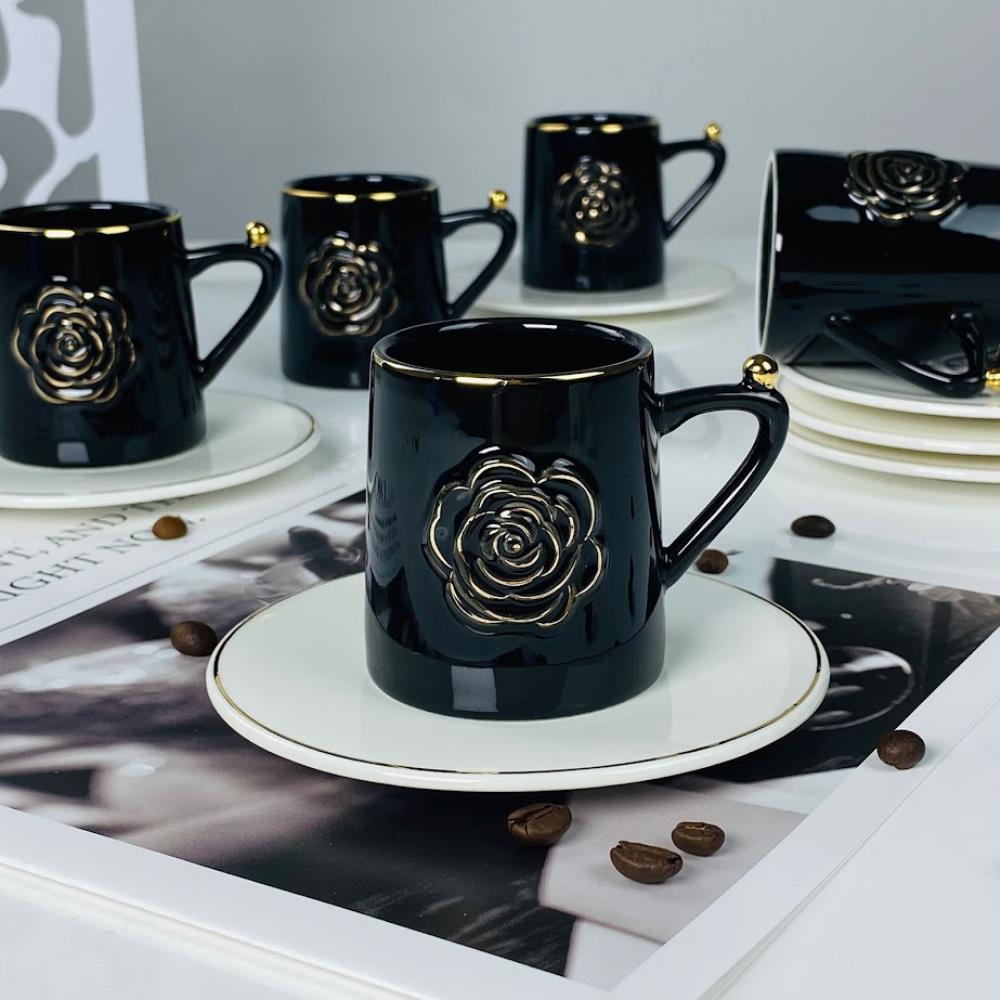 133-456 Кофейный набор 12пр. 95мл в под.уп.(х12)Фарфор 133-456 Кофейный набор 12пр. 95мл в под.уп.(х12)Фарфор