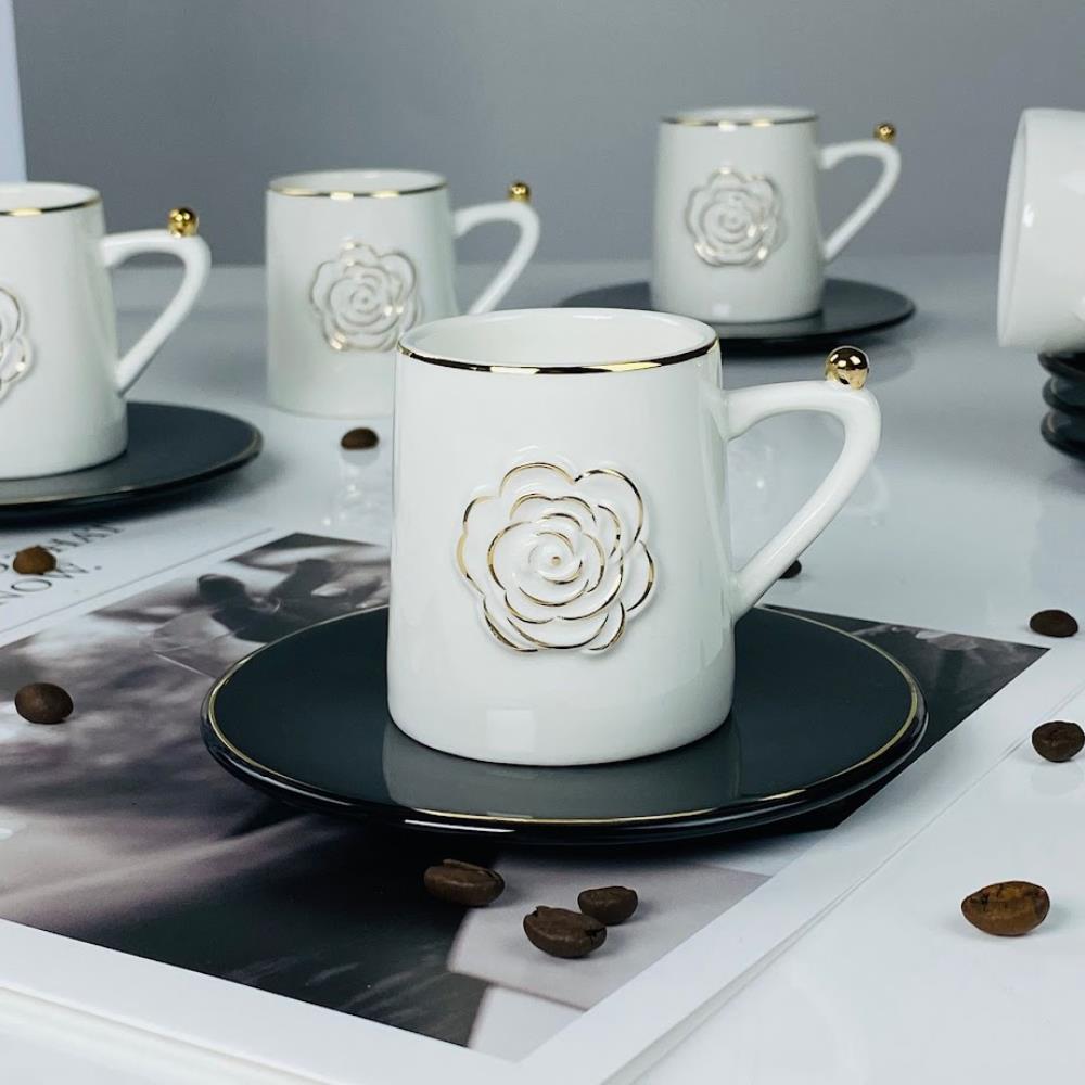 133-457 Кофейный набор 12пр. 95мл в под.уп.(х12)Фарфор 133-457 Кофейный набор 12пр. 95мл в под.уп.(х12)Фарфор