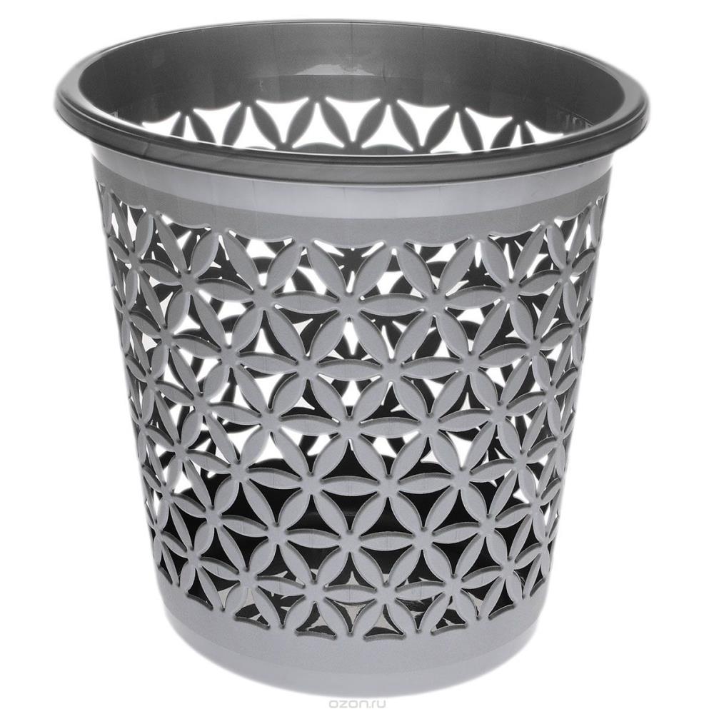 Мусорное ведро для бумаги серебро (48) шт