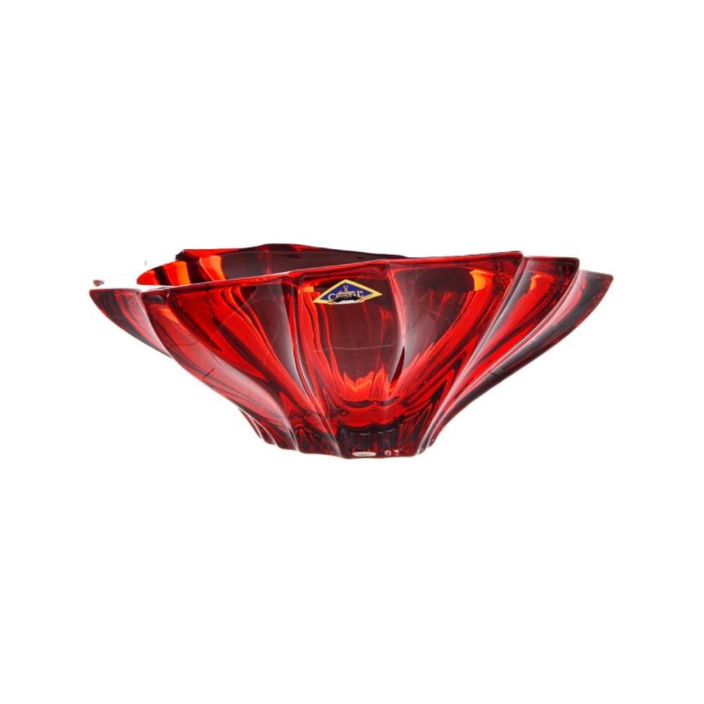 Фруктовница Aurum Crystal Plantica 33 см red