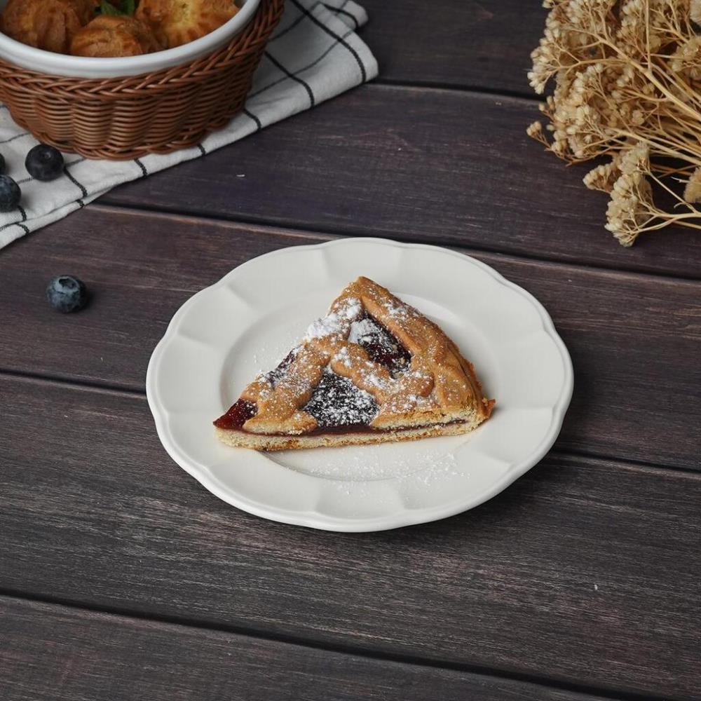 Retro Ritz & Bella-White Тарелка 17,5 см, фарфор 