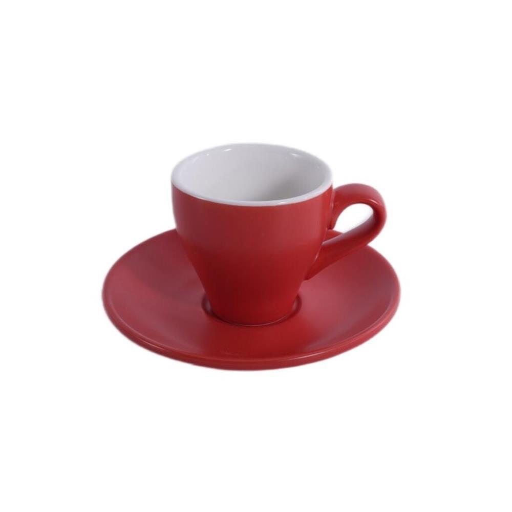 Barista (Бариста) Кофейная пара 80 мл,красный-матовый цвет,P.L. Proff Cuisine