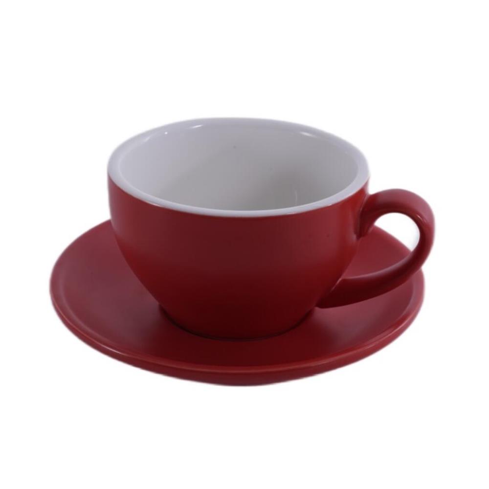 Barista (Бариста) Кофейно-чайная пара 200 мл,красный-матовый цвет, P.L. Proff Cuisine