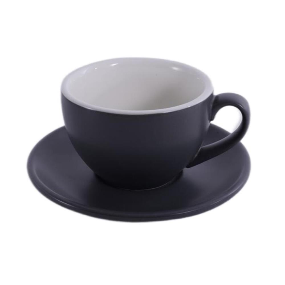 Barista (Бариста) Кофейно-чайная пара 200 мл,серый-матовый цвет, P.L. Proff Cuisine