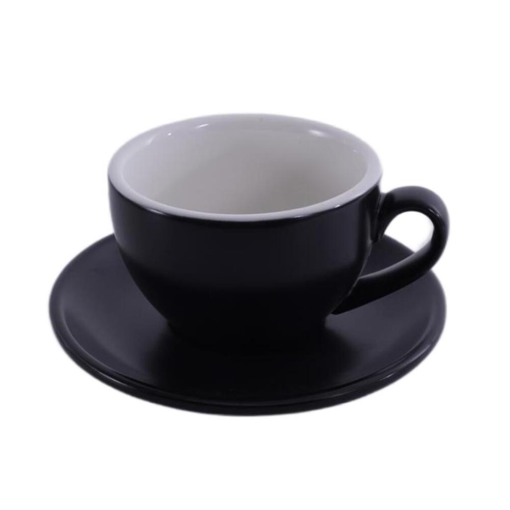 Barista (Бариста) Кофейно-чайная пара 200 мл,черный-матовый цвет,  P.L. Proff Cuisine