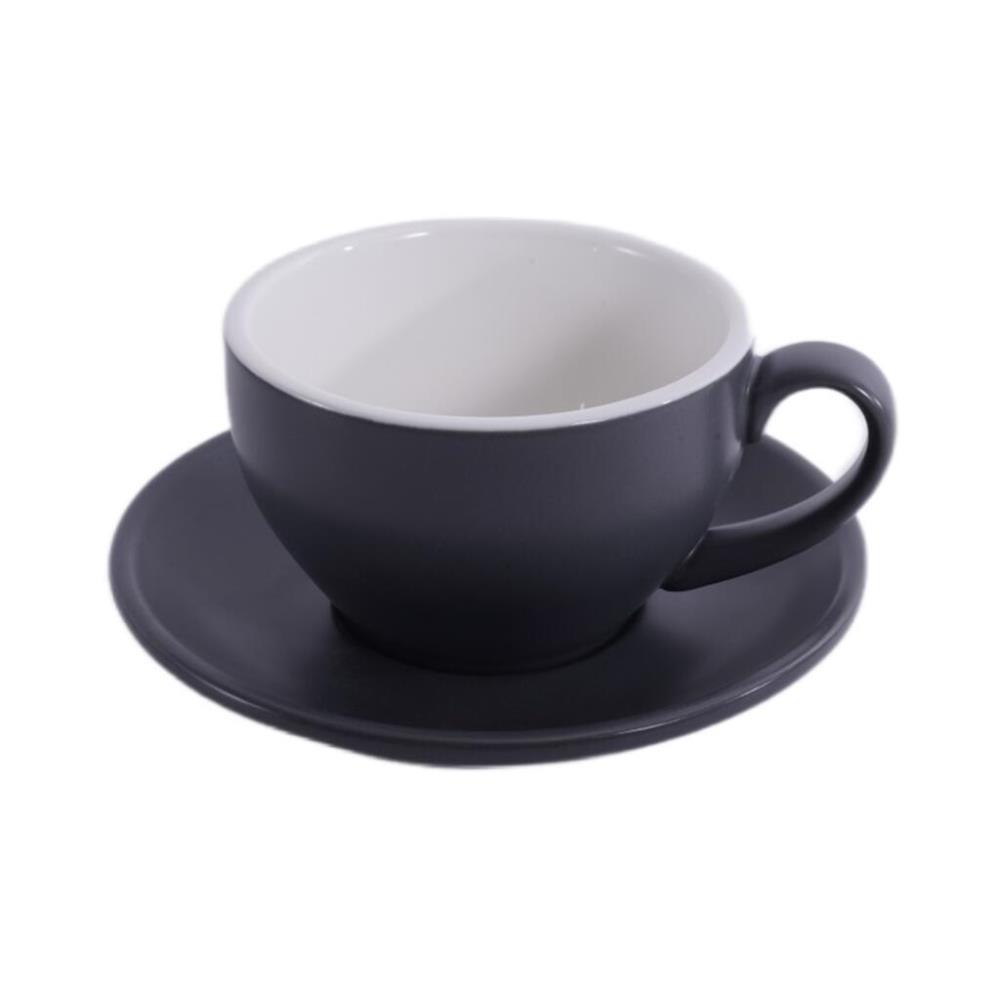 Barista (Бариста) Кофейно-чайная пара 250 мл,серый-матовый цвет, P.L. Proff Cuisine