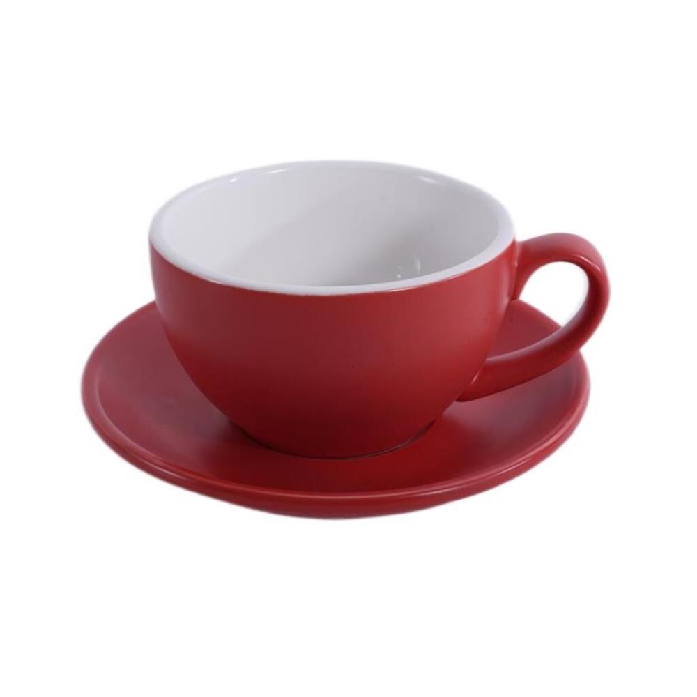 Barista (Бариста) Кофейно-чайная пара 300 мл,красный-матовый цвет,P.L. Proff Cuisine