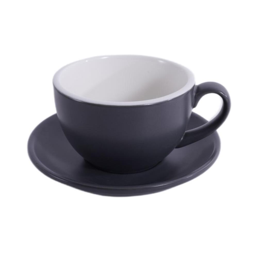 Barista (Бариста) Кофейно-чайная пара 350 мл,серый-матовый цвет, P.L. Proff Cuisine