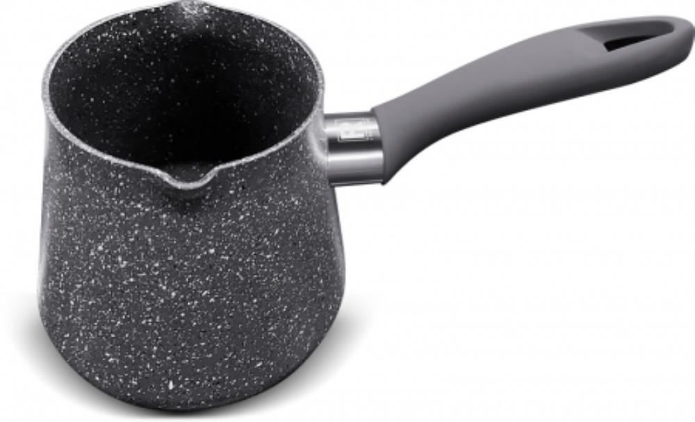 93-AL-TU-1-700 Турка с антипригарным мраморным покрытием и ручкой SOFT TOUCH, 550 мл, ТМ Regent inox 93-AL-TU-1-700 Турка с антипригарным мраморным покрытием и ручкой SOFT TOUCH, 550 мл, ТМ Regent inox