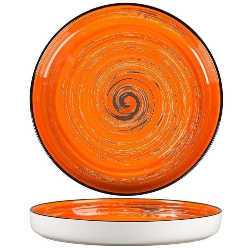 Texture Orange Circular Тарелка с бортом 23 см, h 3 см, P.L. Proff Cuisine