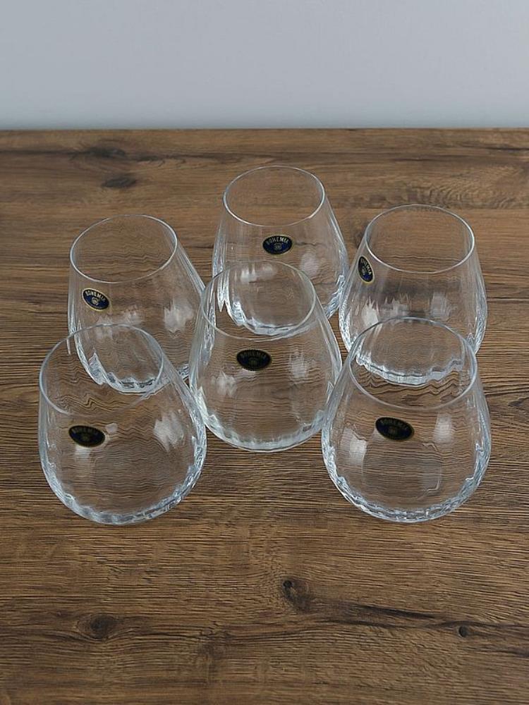 Набор стаканов для виски Crystalite Bohemia COLUMBA OPTIC 380 мл (6 шт)