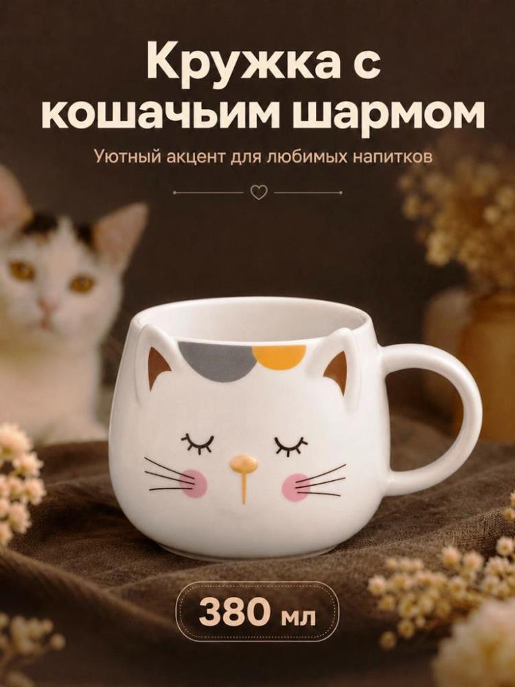 Кружка 380 мл 13,5*10,5*8,5 см Кружка 380 мл 13,5*10,5*8,5 см
