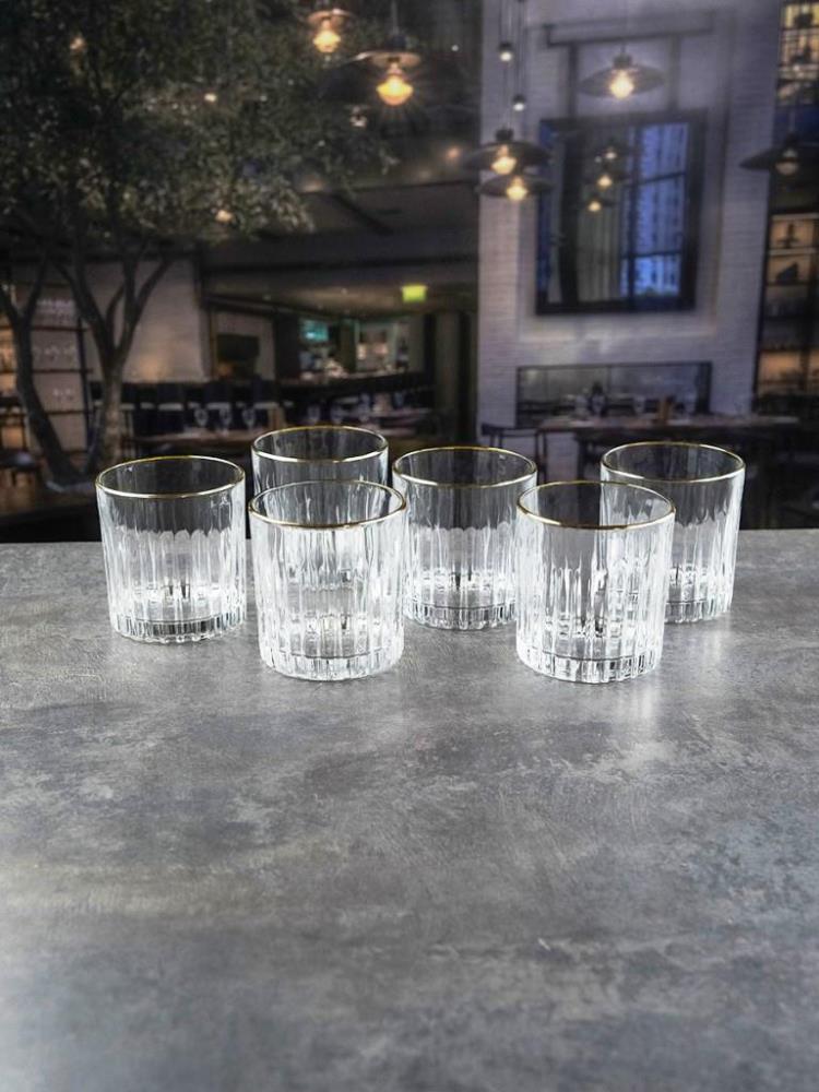 RCR Timeless Набор стаканов для виски 360мл золото (6 шт)