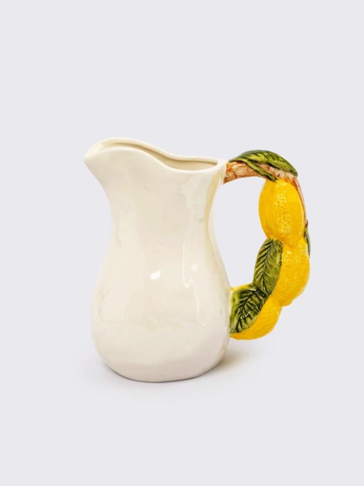 Кувшин, 1,4 л, фарфор P, молочный, Лимоны, Limoncello