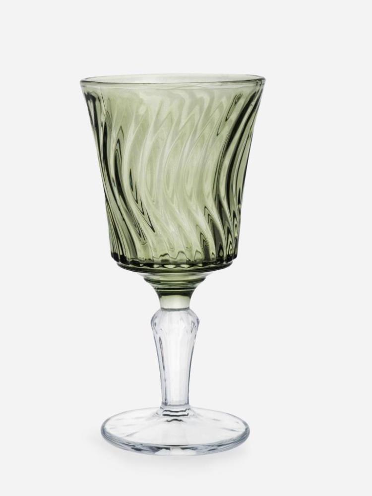 Бокал-кубок для вина, 270 мл, стекло Р, зеленый, Guitar