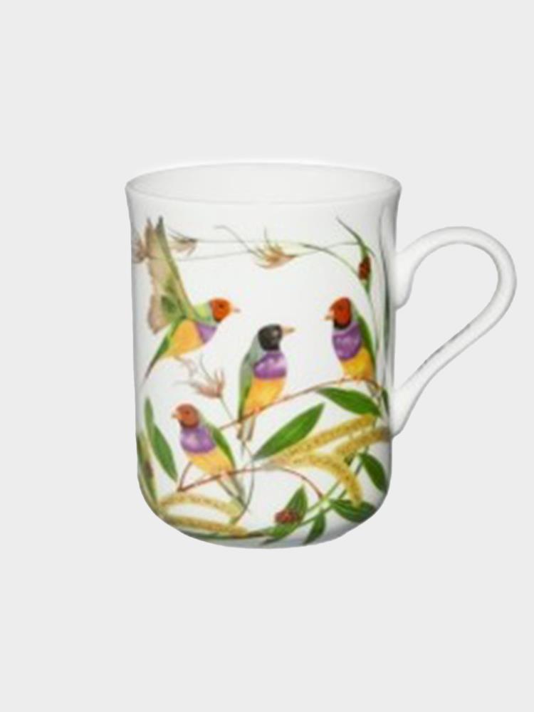 Кружка, 330 мл, фарфор F, белая, Зяблик, Lyric
