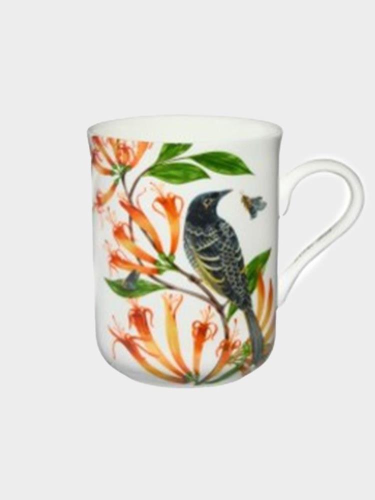 Кружка, 330 мл, фарфор F, белая, Бородавчатый медосос, Lyric