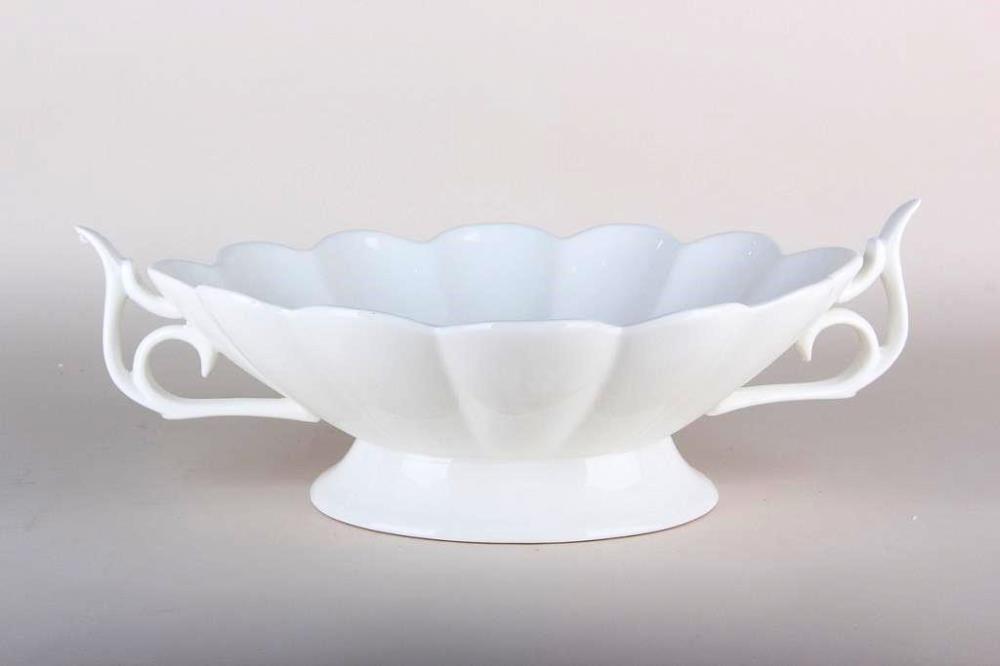 Блюдо с ручками и на ножке 37.5х25х9.5см кратно 1