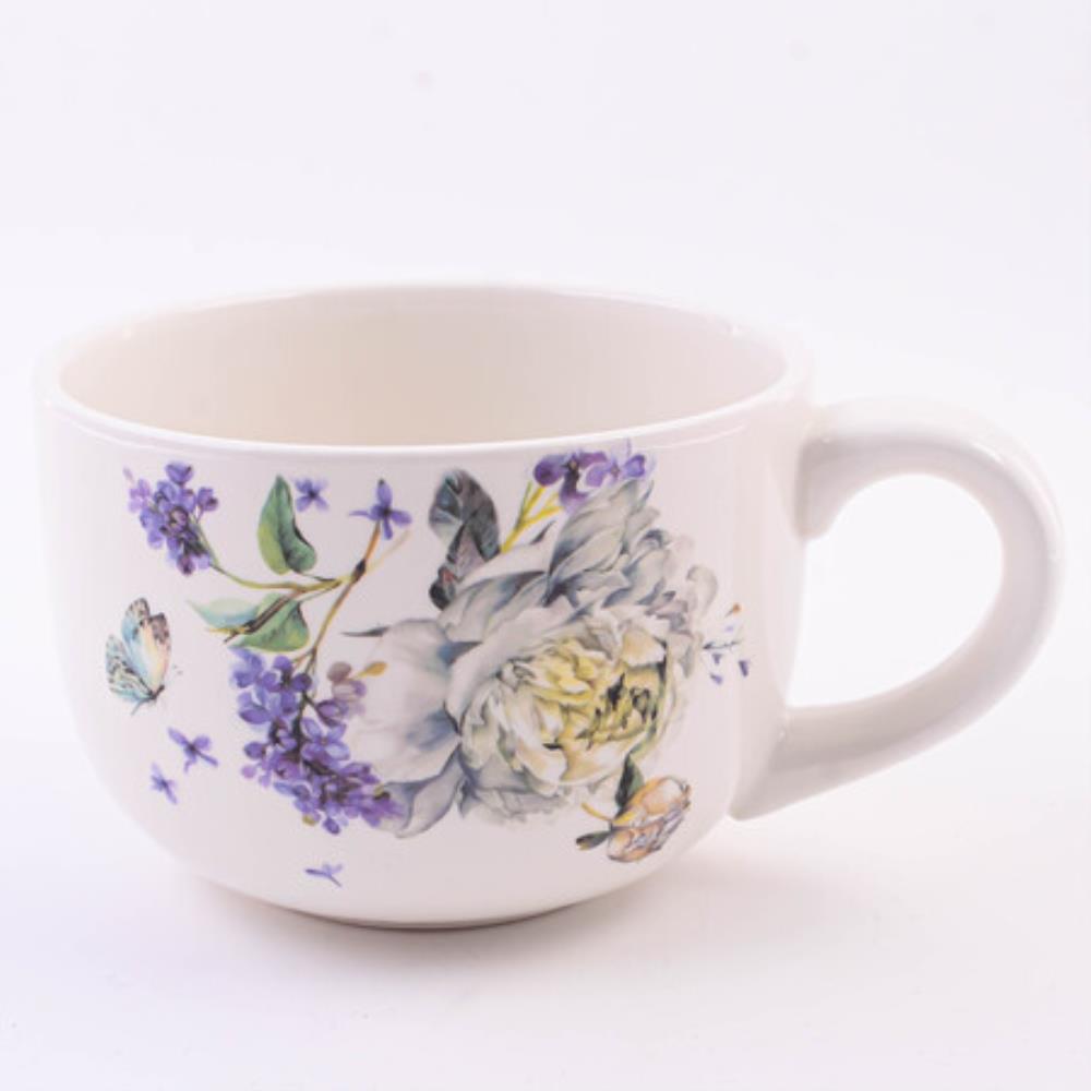 60213 Блюдо д/блинов 23,8х11см Букет фантазий LR (х12)