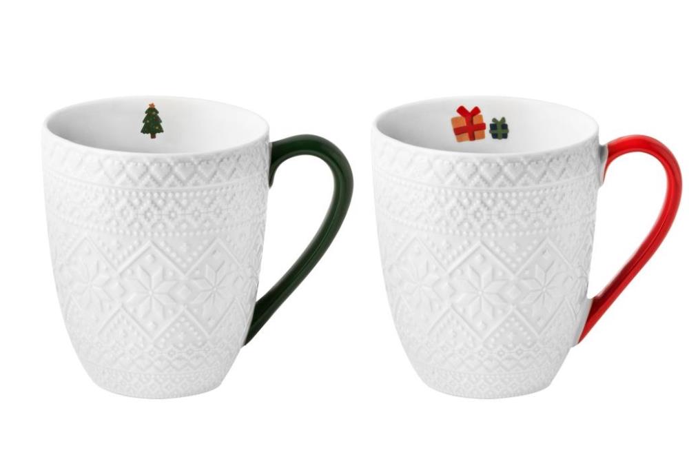 Набор 2 кружек 410 мл 12*9*11 см 