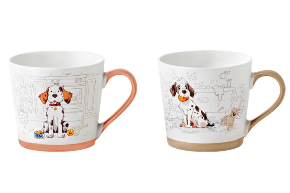 Набор 2 кружек 400 мл 13,5*9,5*9 см 