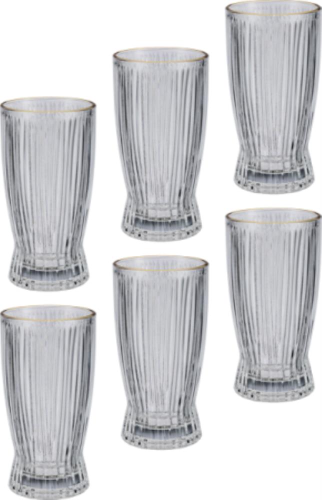 DSKB162-2AR Набор стаканов 360 мл, 6 шт. DELI GLASS натриево-кальциевое стекло