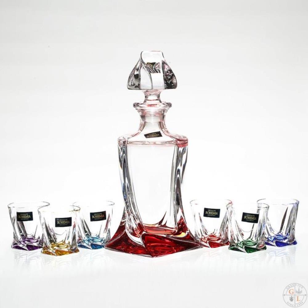 Crystalite Bohemia QuadrНабор для ликера o Ассорти 7 предметов