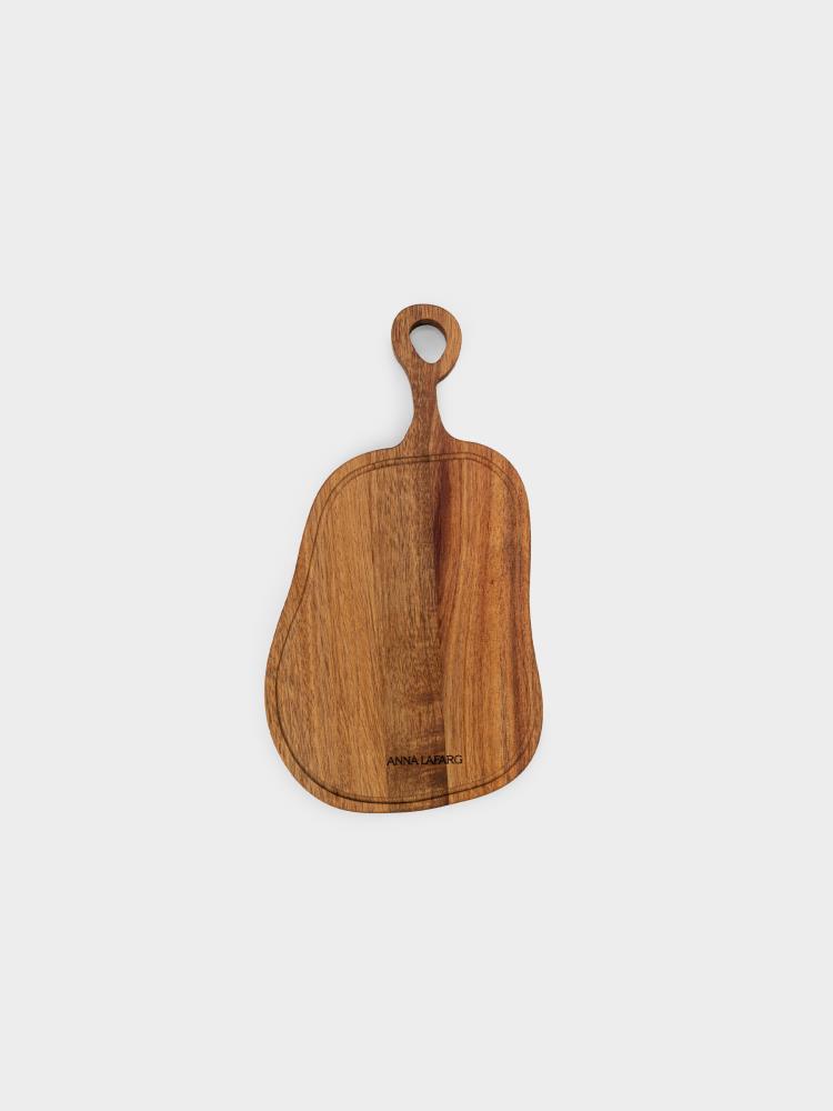 Доска разделочная, 25х14 см, с ручкой, дерево, фигурная, Timber