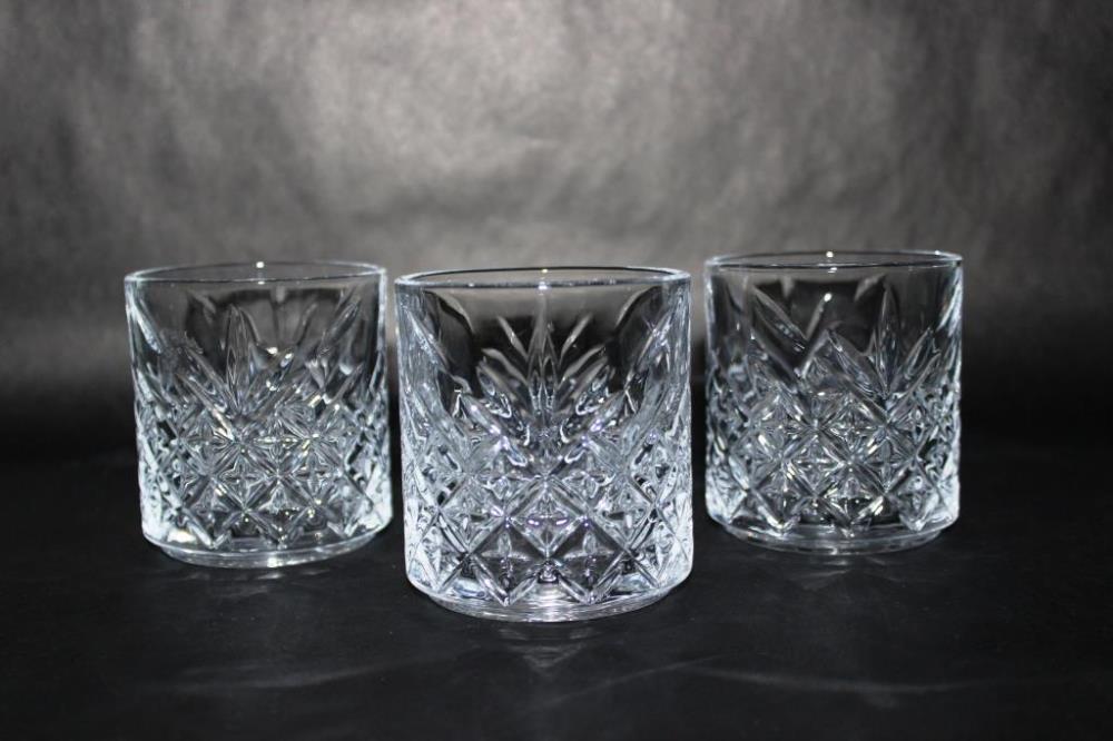 345-3 DM Набор 6 низких стаканов 225 мл, d - 7,5 см, h - 8 см в упаковке