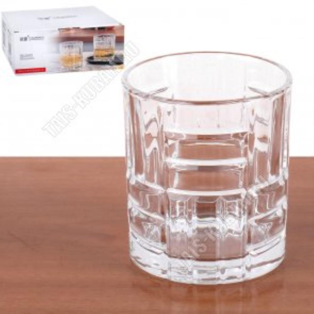 331-2 DM Набор 6 низких стаканов 285 мл, d - 8 см, h - 9 см. в упаковке