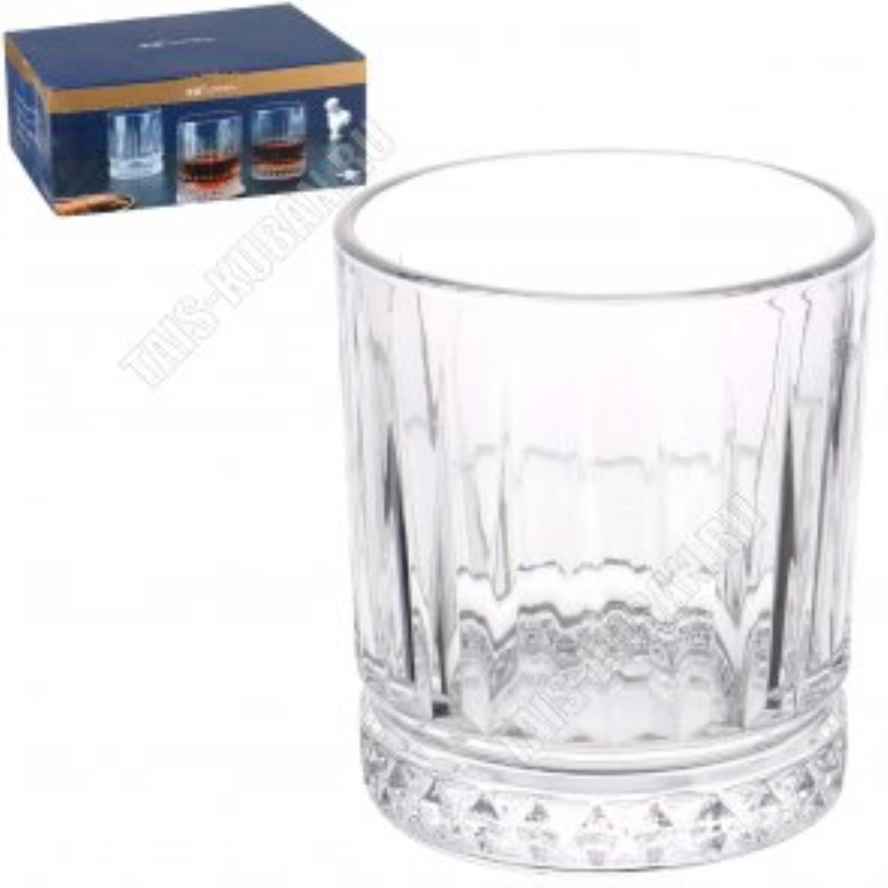 327-2 DM Набор 6 низких стаканов 270 мл, d - 8 см, h - 9 см. в упаковке