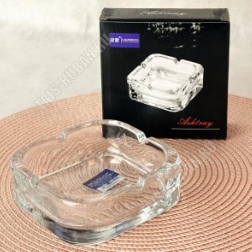 3021 DM Пепельница круглая d 12,3 см, h 4 см в упаковке