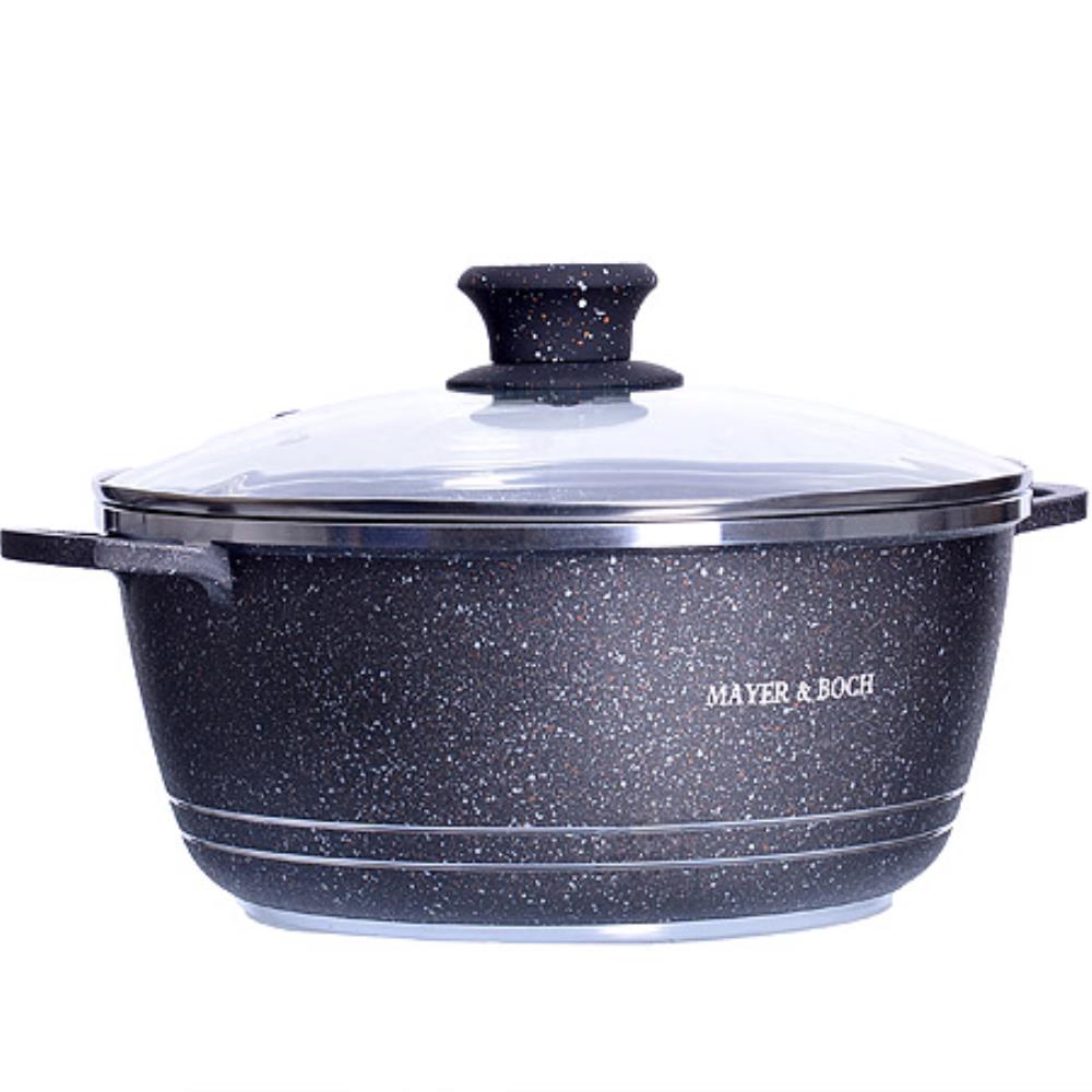 29817 Кастрюля литой алюминий,мрамор, покрытие 3,6 л 24см МВ (х8) 29817 Кастрюля литой алюминий,мрамор, покрытие 3,6 л 24см МВ (х8)