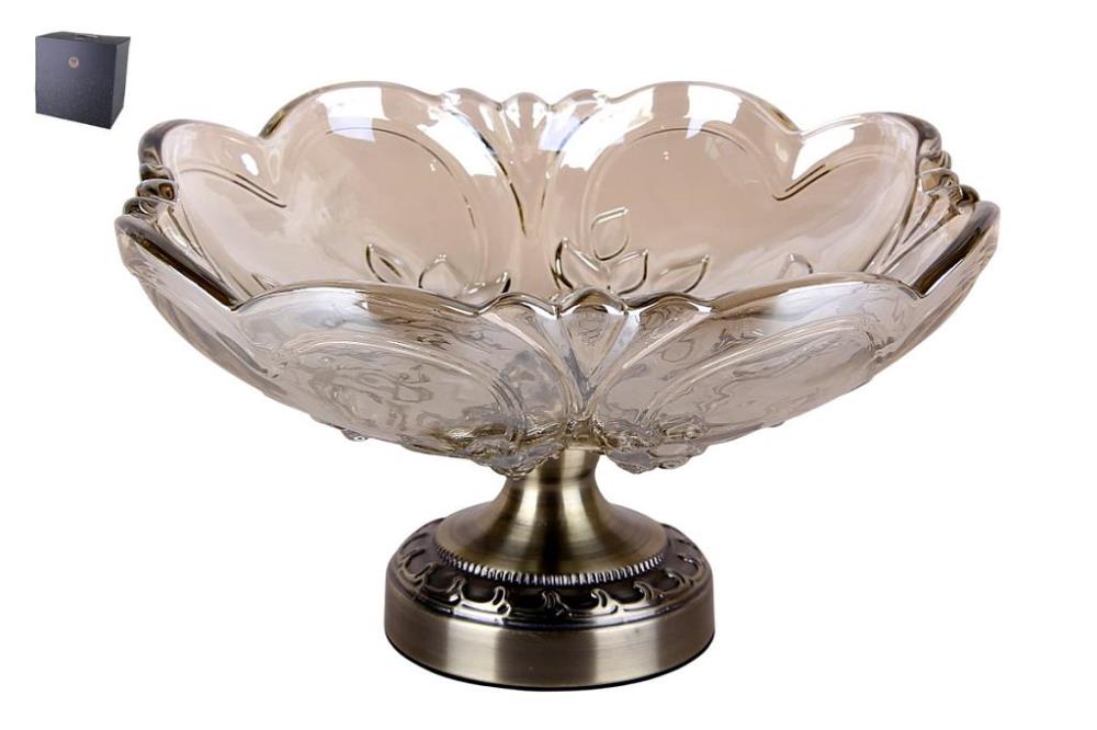 Royal Flora Блюдо сервировочное на ножке 30х17х12см п/уп кратно 1