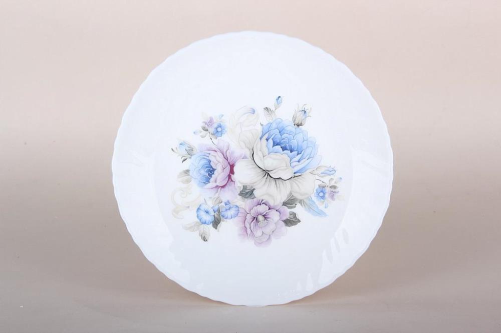Blue flowers Тарелка плоская 19 см  кратно 6