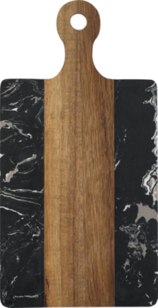 93-AC-1-02 Доска разд.прямоуг. с ручкой вставка черный мрамор 35х18х1,2см Linea ACACIA 93-AC-1-02 Доска разд.прямоуг. с ручкой вставка черный мрамор 35х18х1,2см Linea ACACIA