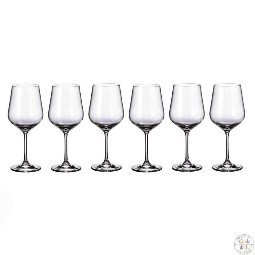 Набор бокалов для вина Crystalite Bohemia Strix/Dora 580 мл (6 шт)