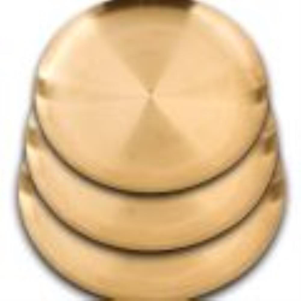 40721-40720-40719-Н3 Набор тарелка-поднос 3шт 23-21-19 см нерж/ст MB (х100)