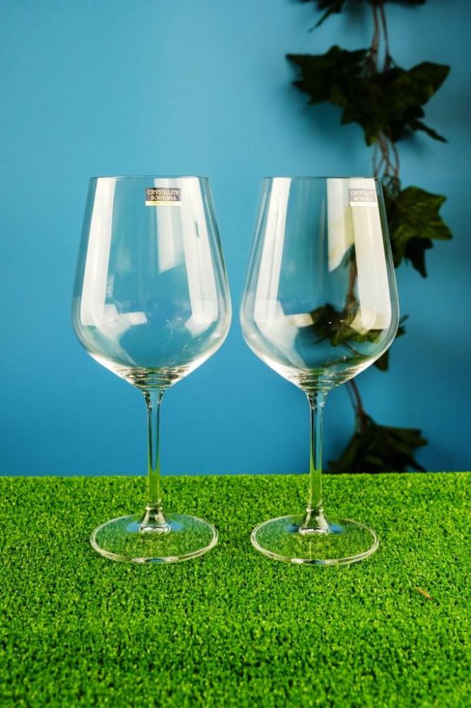 Crystalite Bohemia Strix/Dora Набор бокалов для вина 580 мл (2 шт)