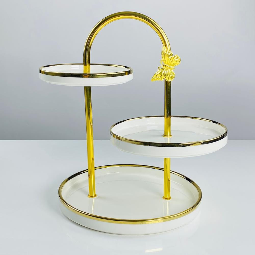 133-467 Трехъярусная этажерка ЛАЗУРИТ в под.уп.(х6)Фарфор 133-467 Трехъярусная этажерка ЛАЗУРИТ в под.уп.(х6)Фарфор