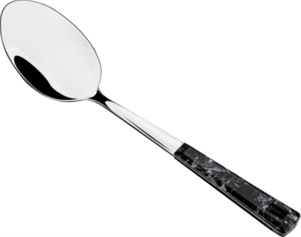 93-TO-MN-01 Ложка кулинарная, Linea MARMO NERO нержавеющая сталь, полипропилен 93-TO-MN-01 Ложка кулинарная, Linea MARMO NERO нержавеющая сталь, полипропилен