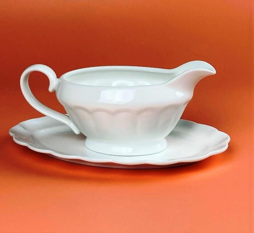 133-444 Соусник с блюдцем 250мл ШАРМЕЛЬ в под.уп.(х24)Фарфор