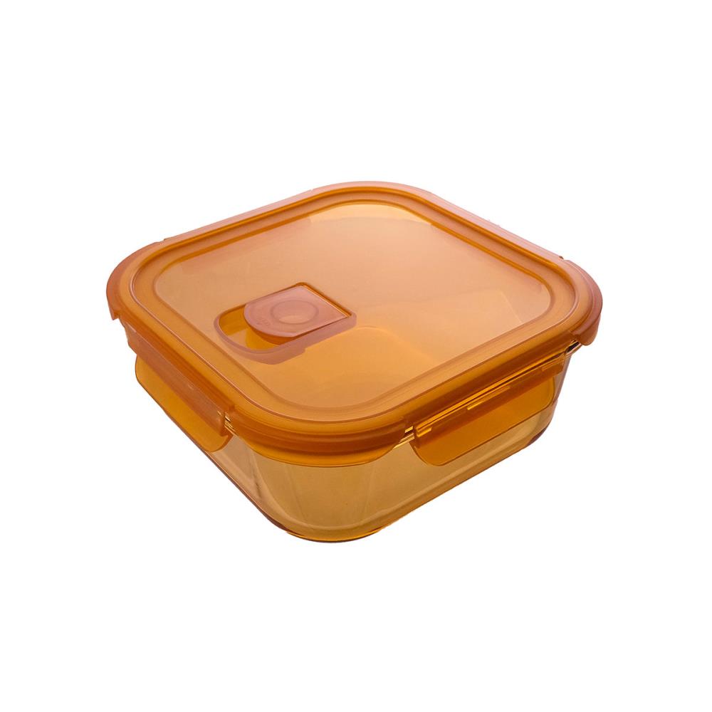 Repast Comfort Контейнер квадратный с крышкой медовый, 1200 мл Repast Comfort Контейнер квадратный с крышкой медовый, 1200 мл
